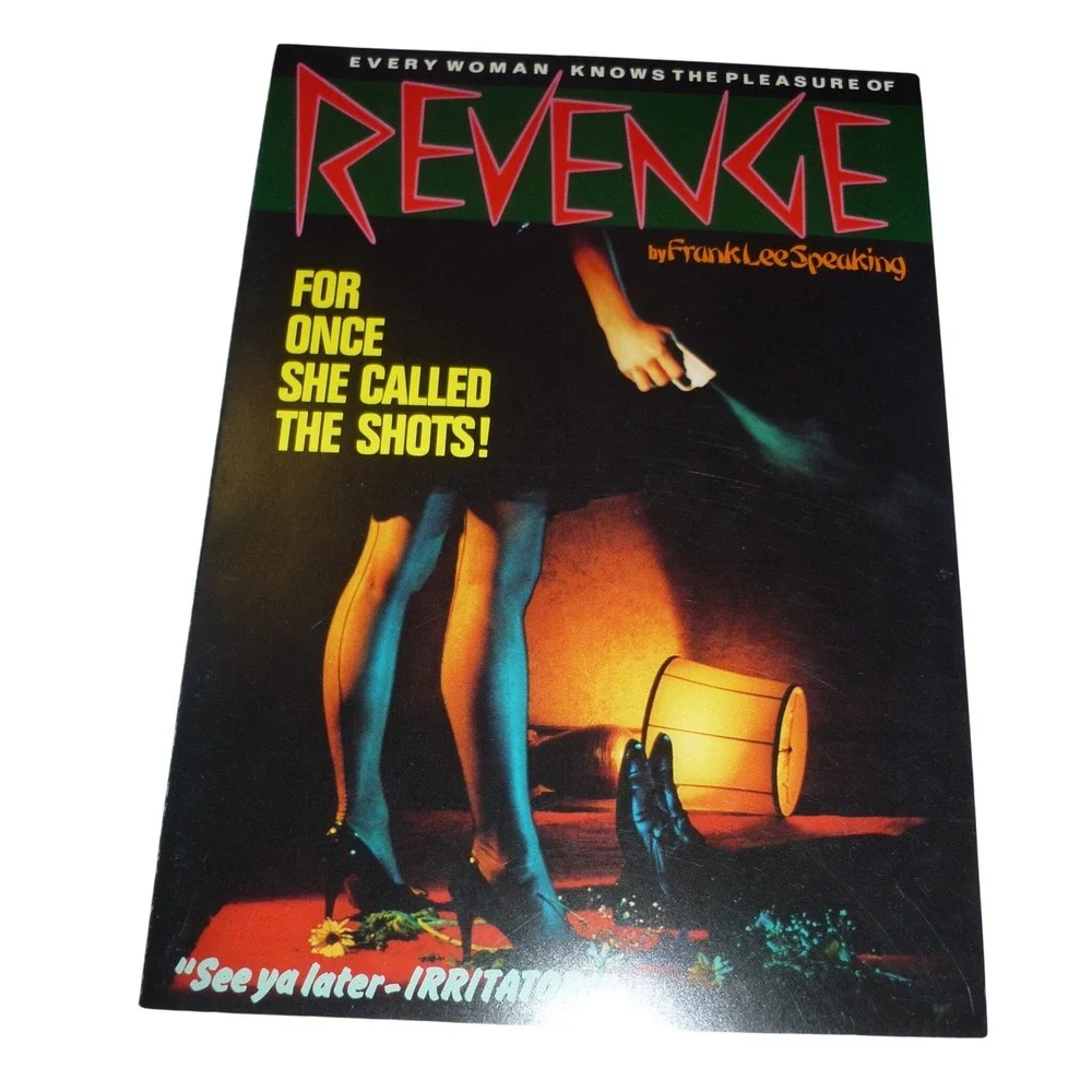 Rare‎ 1980s Pop Art Greeting Card Revenge Frank Lee Speaking Karl Stoecker